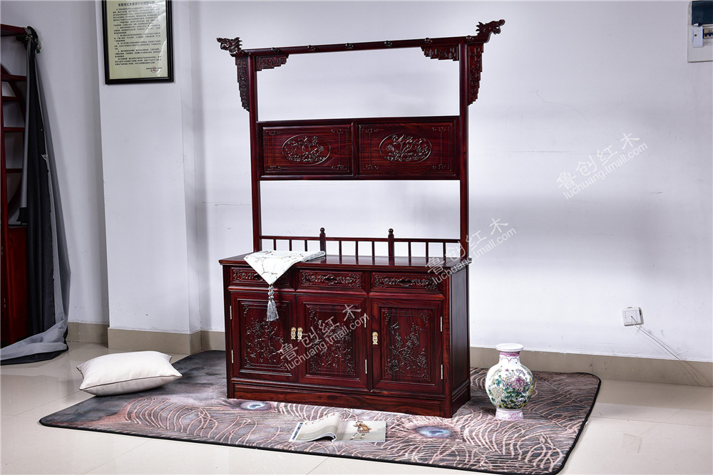 龍頭鞋柜三門(mén)掛衣架